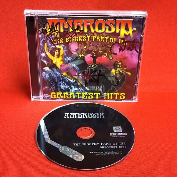 Ambrosia Live The Biggest Part of Me Greatest Hits Signed CD 2011 - Picture 7 of 9